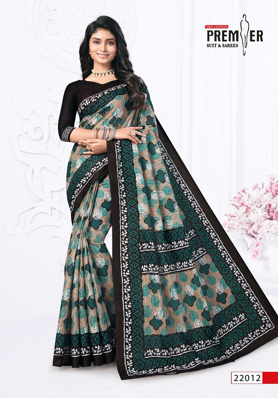 Saravani Vol 22 Premier Cotton Sarees Manufacturer Gujarat