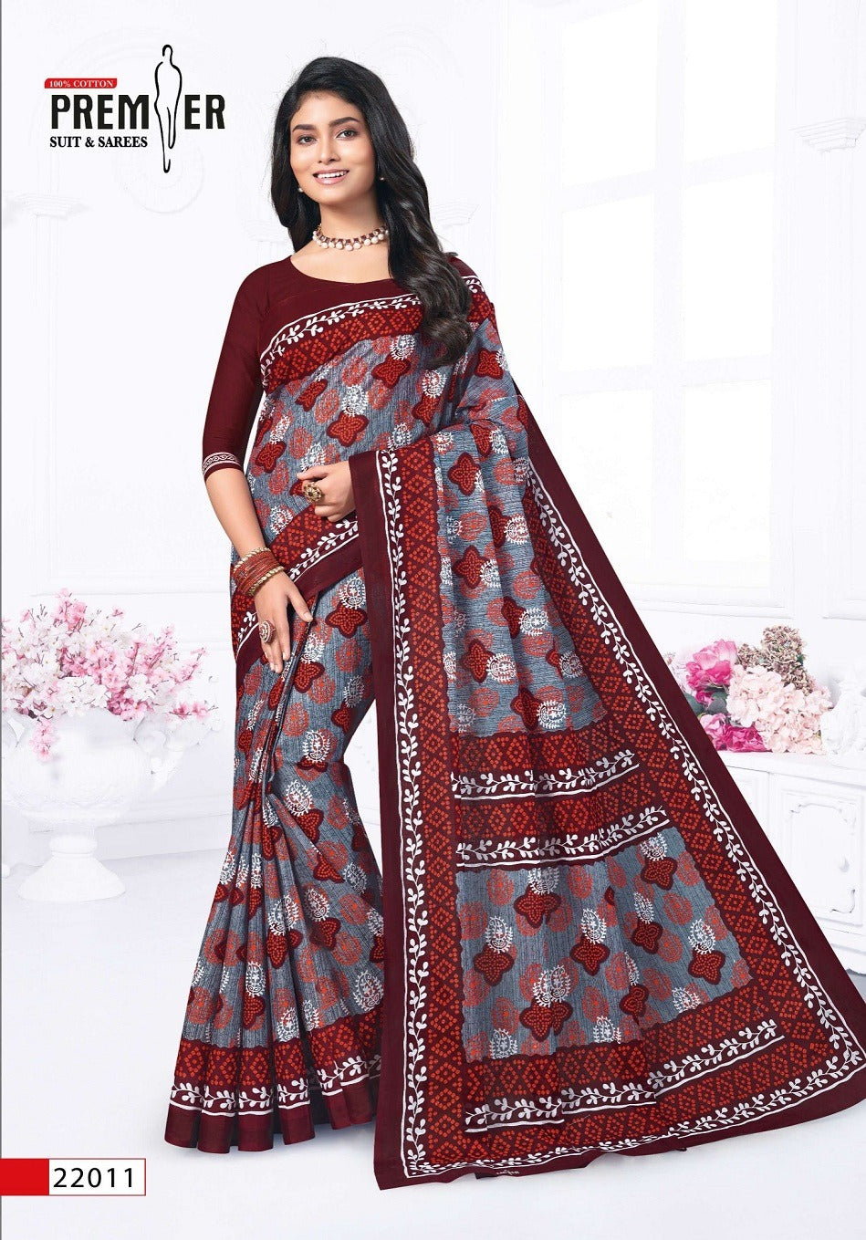 Saravani Vol 22 Premier Cotton Sarees Manufacturer Gujarat