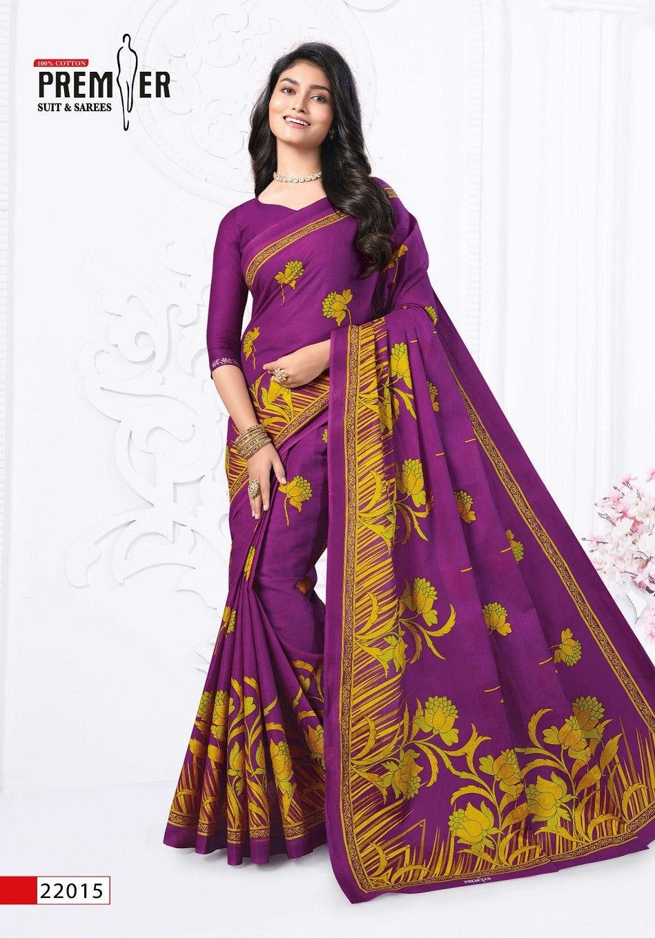 Saravani Vol 22 Premier Cotton Sarees Manufacturer Gujarat