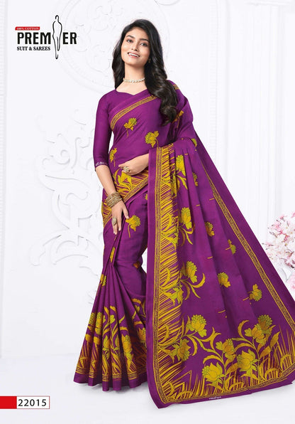 Saravani Vol 22 Premier Cotton Sarees Manufacturer Gujarat