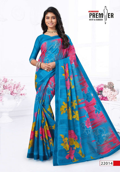 Saravani Vol 22 Premier Cotton Sarees Manufacturer Gujarat