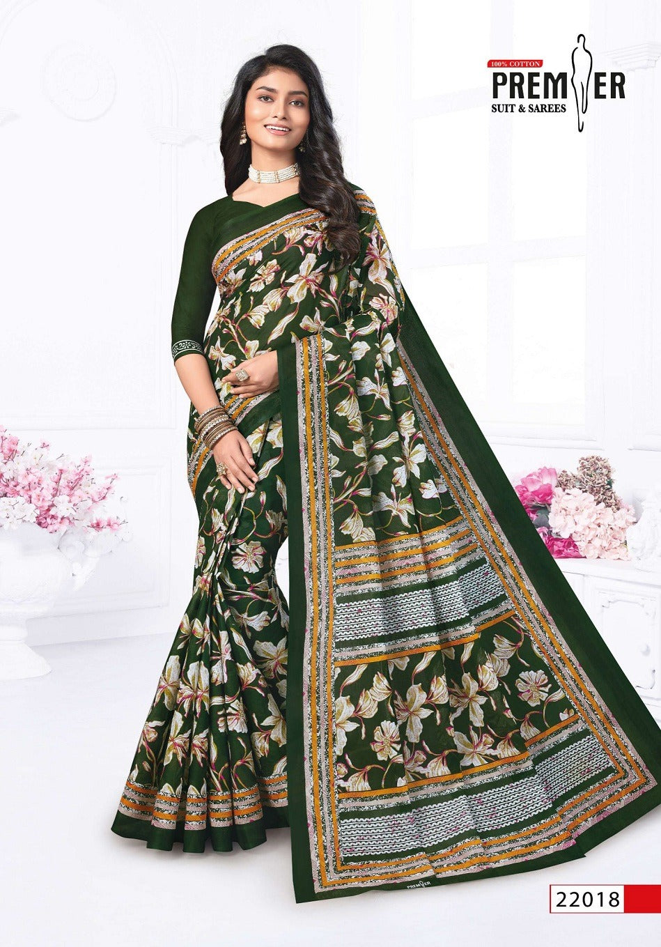 Saravani Vol 22 Premier Cotton Sarees Manufacturer Gujarat
