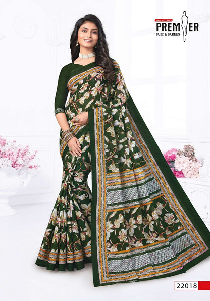 Saravani Vol 22 Premier Cotton Sarees Manufacturer Gujarat