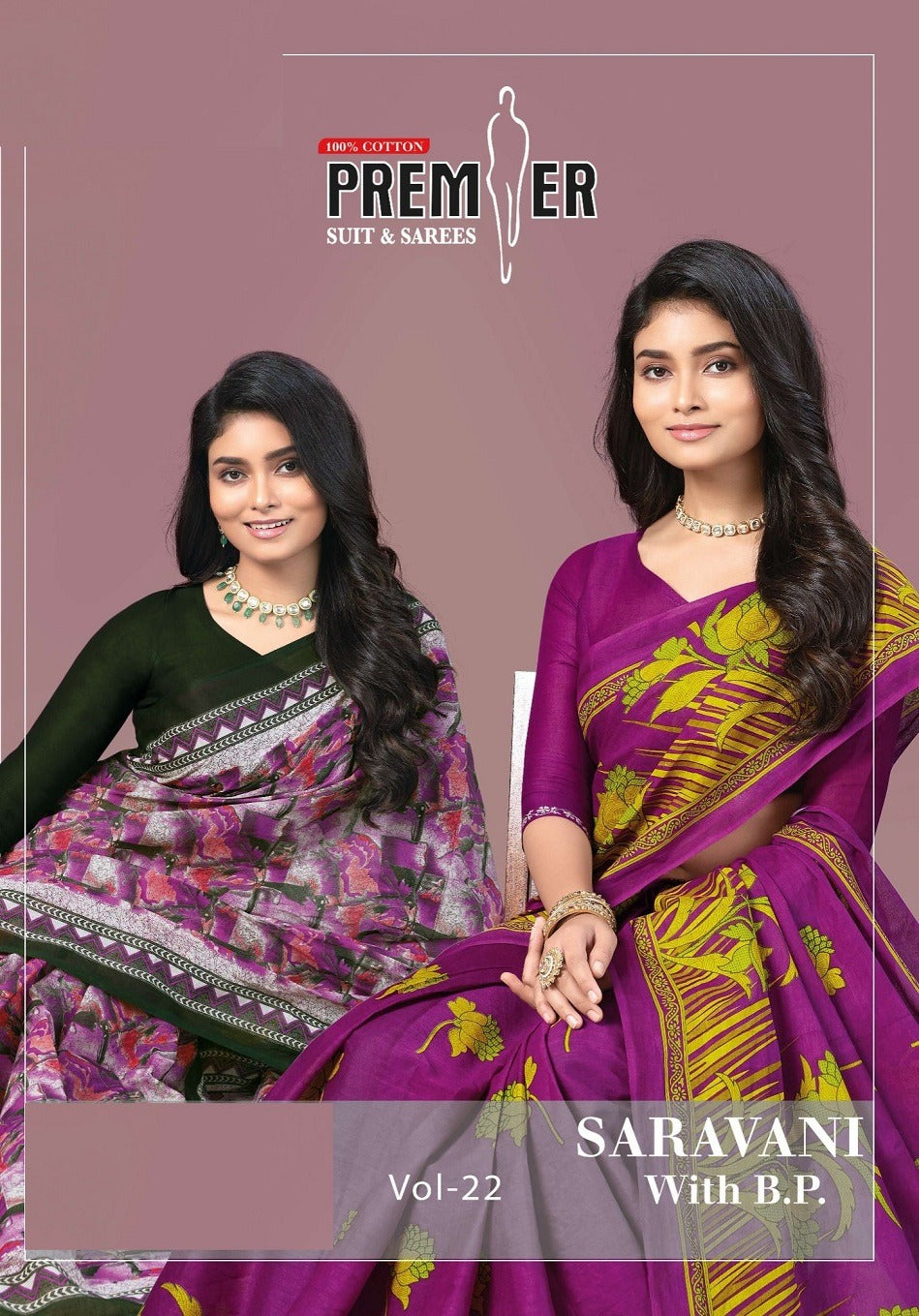 Saravani Vol 22 Premier Cotton Sarees Manufacturer Gujarat