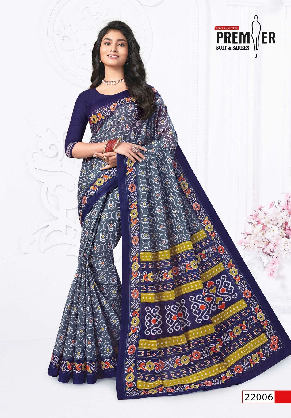 Saravani Vol 22 Premier Cotton Sarees Manufacturer Gujarat