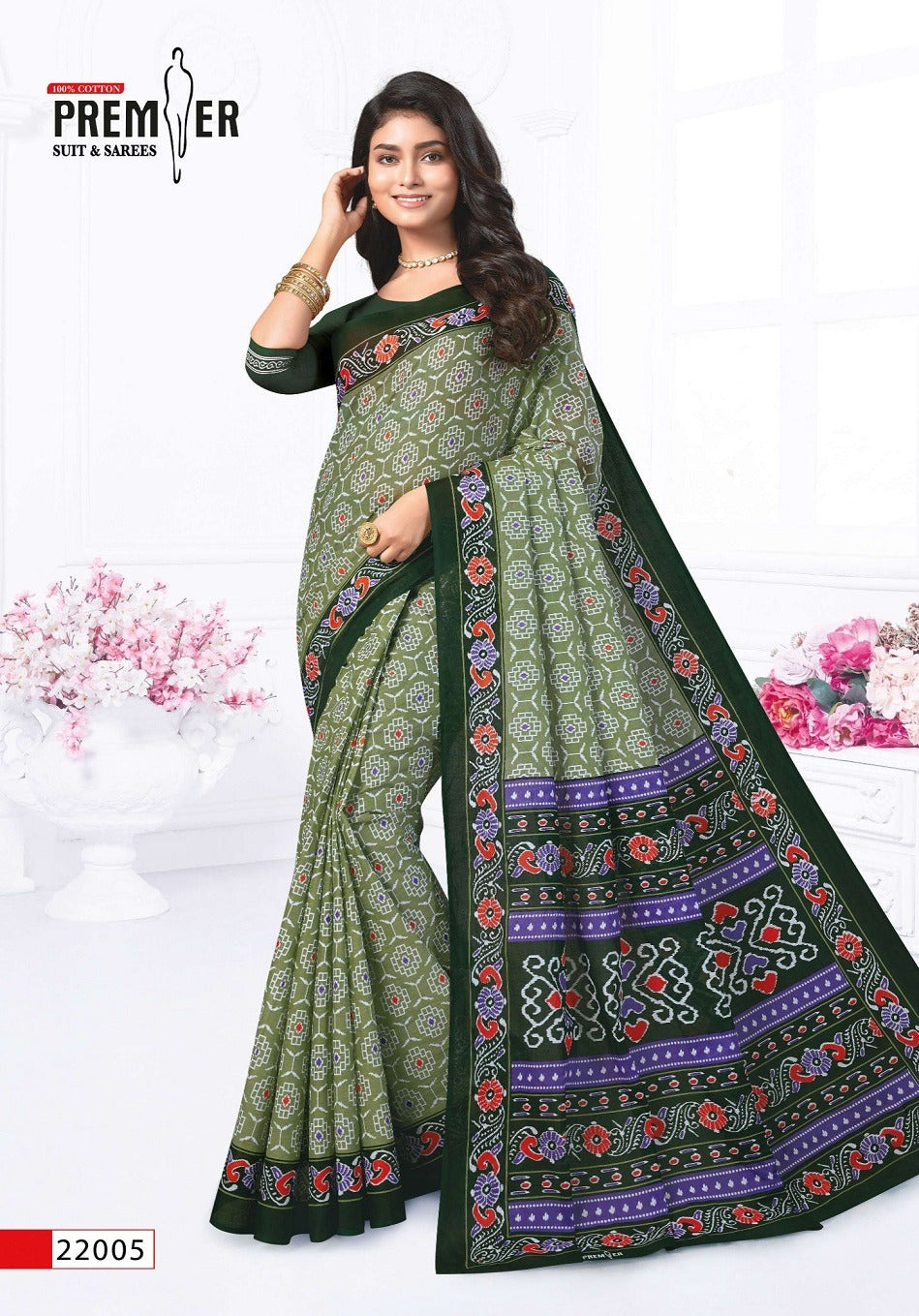 Saravani Vol 22 Premier Cotton Sarees Manufacturer Gujarat