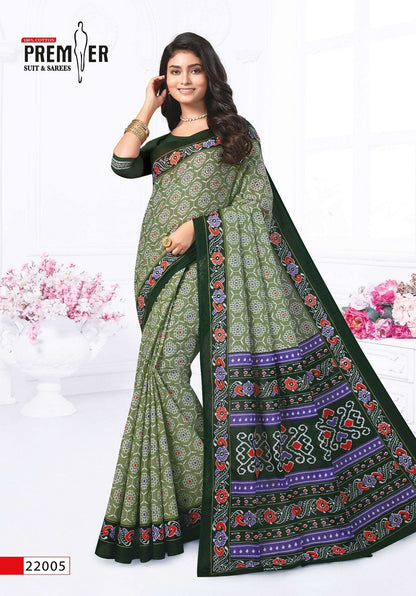 Saravani Vol 22 Premier Cotton Sarees Manufacturer Gujarat