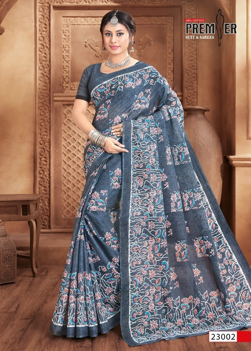 Saravani Vol 23 Premier Cotton Sarees Manufacturer