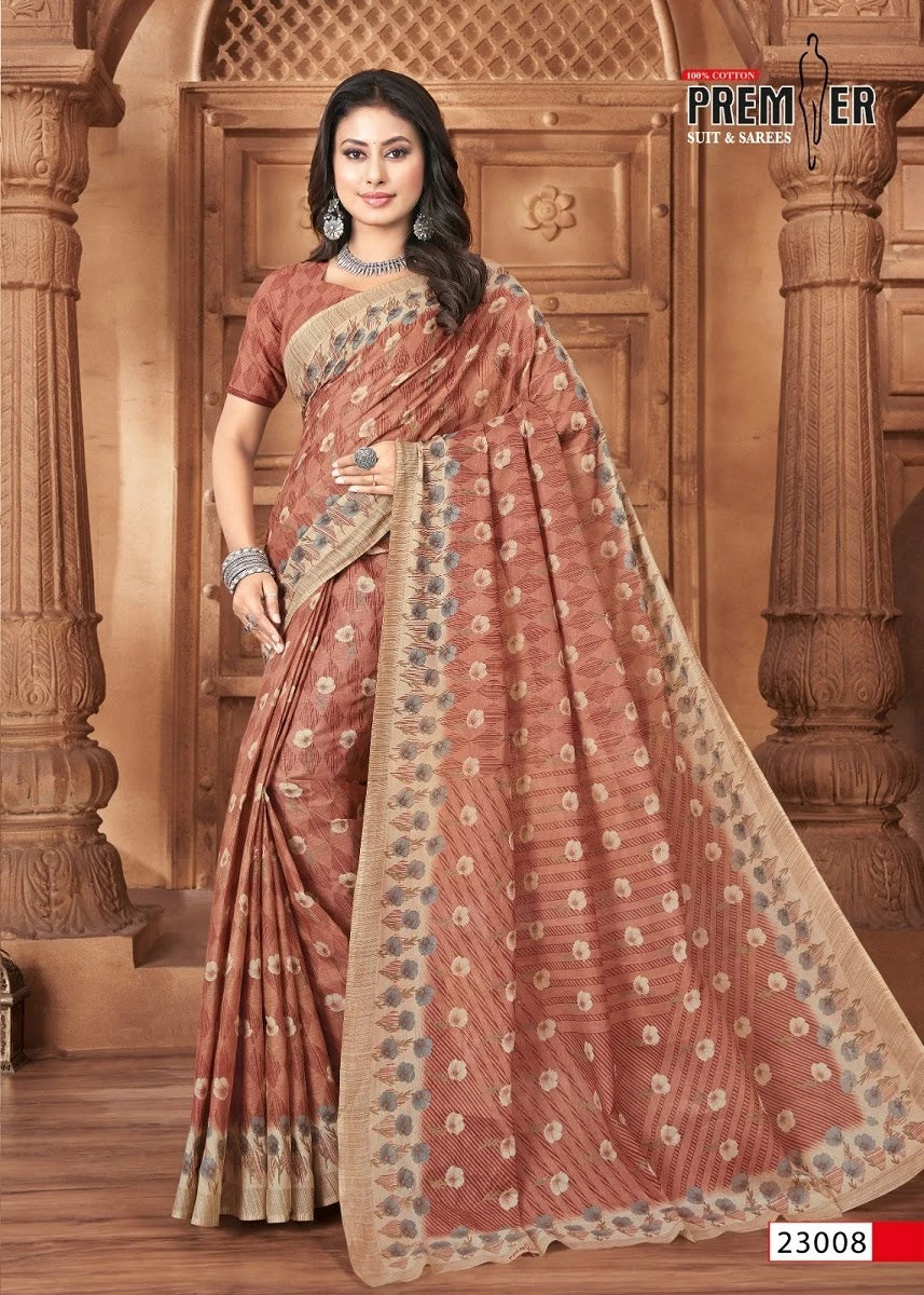 Saravani Vol 23 Premier Cotton Sarees Manufacturer