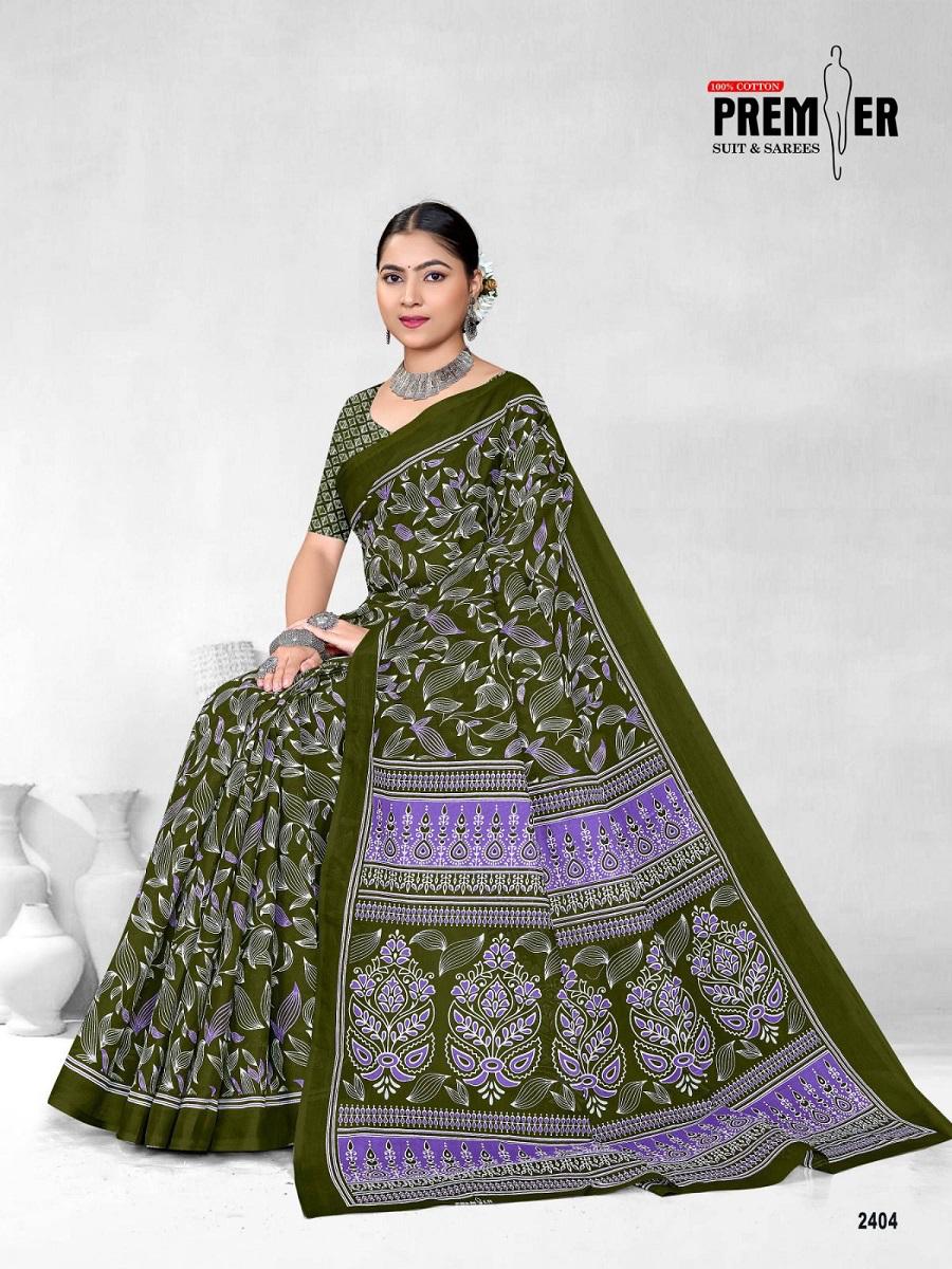 Saravani Vol 24 Premier Cotton Sarees Wholesaler India