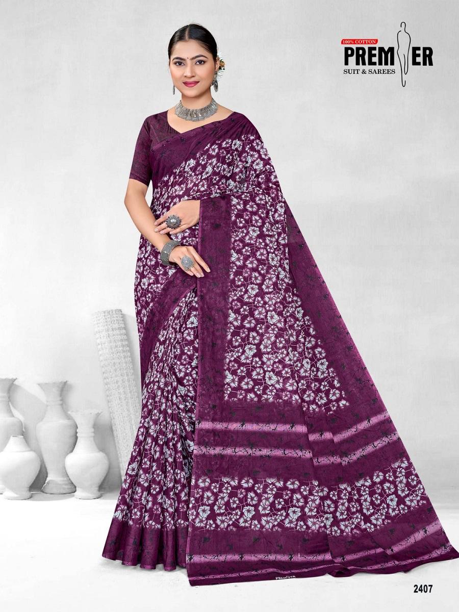 Saravani Vol 24 Premier Cotton Sarees Wholesaler India