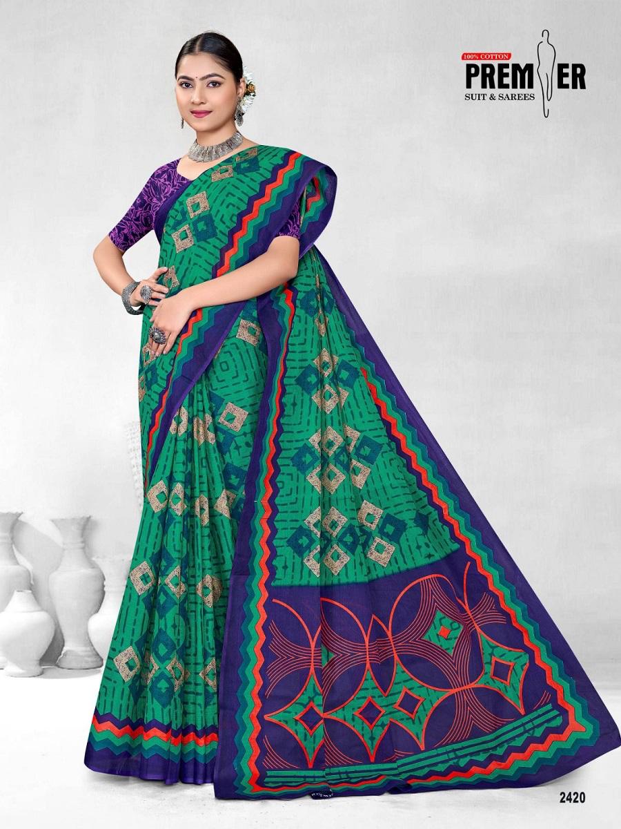Saravani Vol 24 Premier Cotton Sarees Wholesaler India
