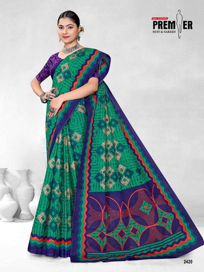 Saravani Vol 24 Premier Cotton Sarees Wholesaler India