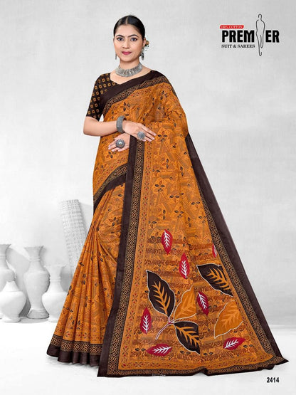 Saravani Vol 24 Premier Cotton Sarees Wholesaler India