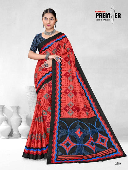 Saravani Vol 24 Premier Cotton Sarees Wholesaler India