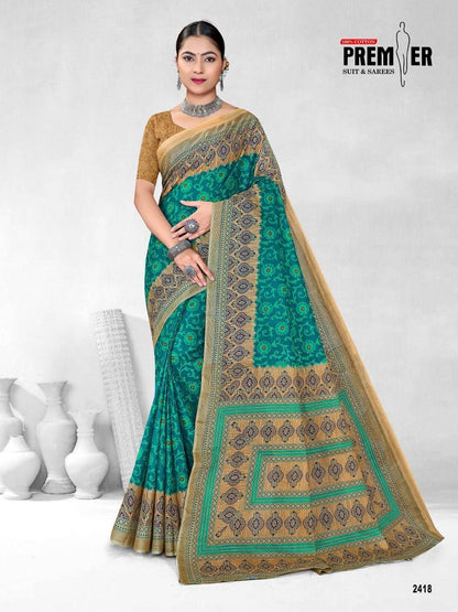 Saravani Vol 24 Premier Cotton Sarees Wholesaler India