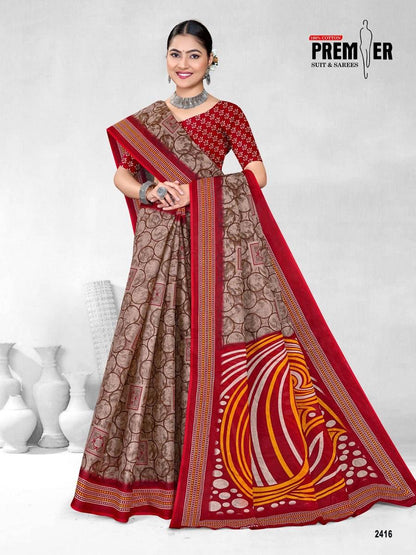 Saravani Vol 24 Premier Cotton Sarees Wholesaler India