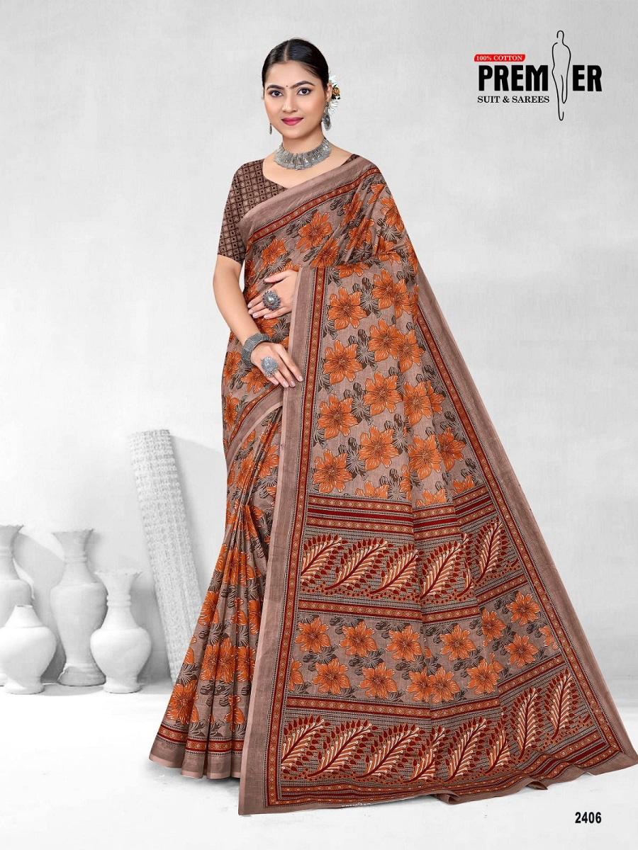Saravani Vol 24 Premier Cotton Sarees Wholesaler India