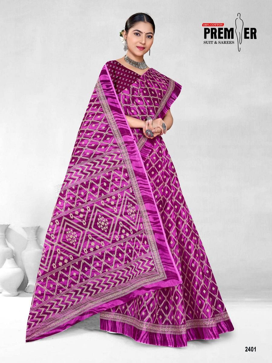 Saravani Vol 24 Premier Cotton Sarees Wholesaler India