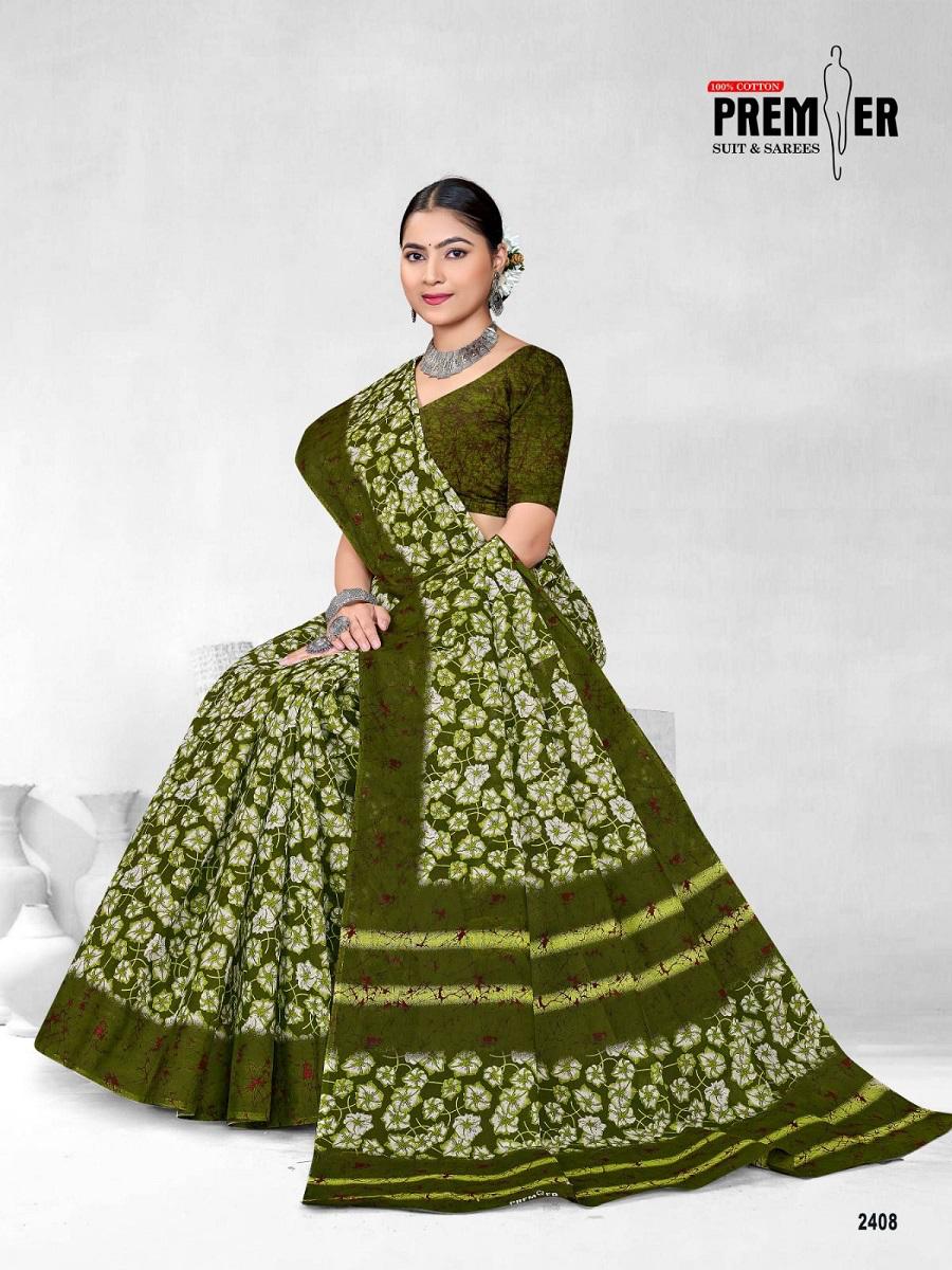 Saravani Vol 24 Premier Cotton Sarees Wholesaler India