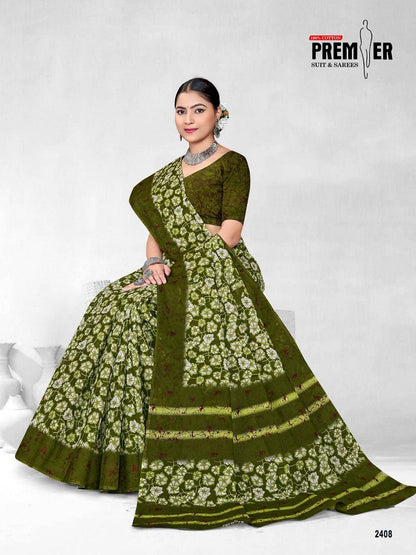 Saravani Vol 24 Premier Cotton Sarees Wholesaler India