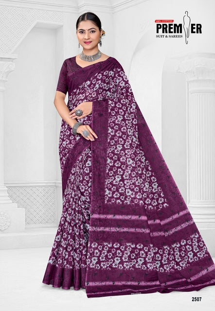 Saravani Vol 25 Premier Cotton Sarees Wholesaler Ahmedabad