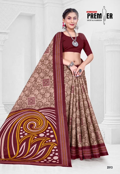 Saravani Vol 25 Premier Cotton Sarees Wholesaler Ahmedabad