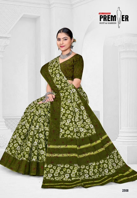 Saravani Vol 25 Premier Cotton Sarees Wholesaler Ahmedabad