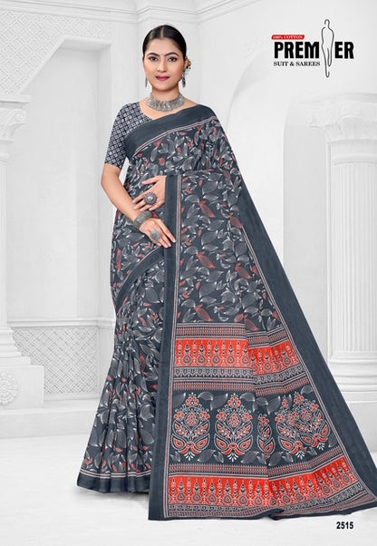 Saravani Vol 25 Premier Cotton Sarees Wholesaler Ahmedabad