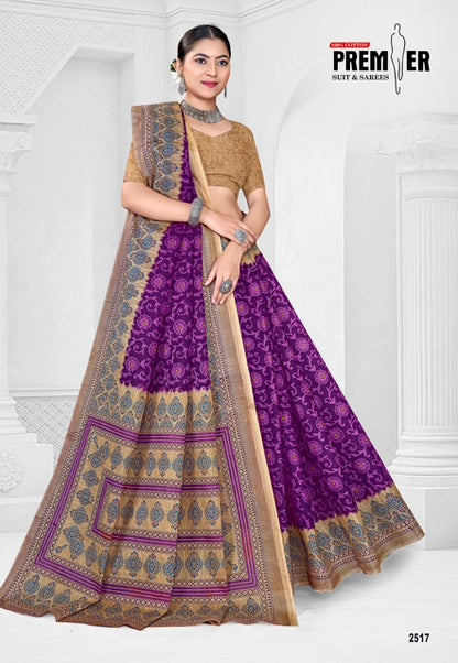 Saravani Vol 25 Premier Cotton Sarees Wholesaler Ahmedabad