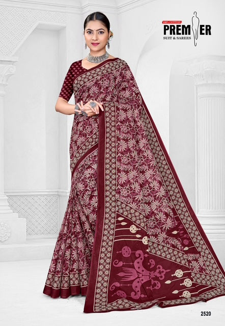 Saravani Vol 25 Premier Cotton Sarees Wholesaler Ahmedabad