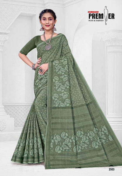 Saravani Vol 25 Premier Cotton Sarees Wholesaler Ahmedabad