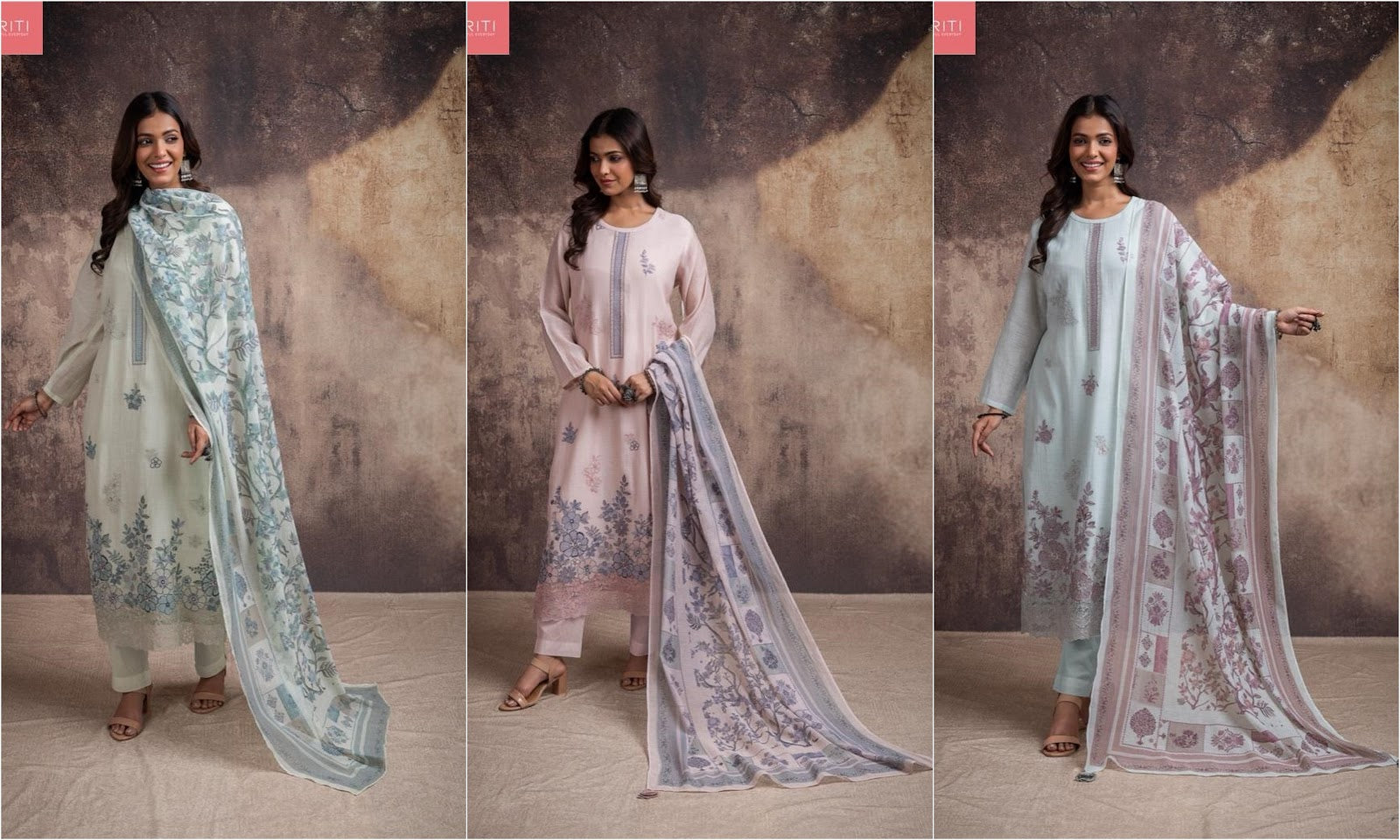 Sareen Naariti Banarasi Pant Style Suits Wholesaler Ahmedabad