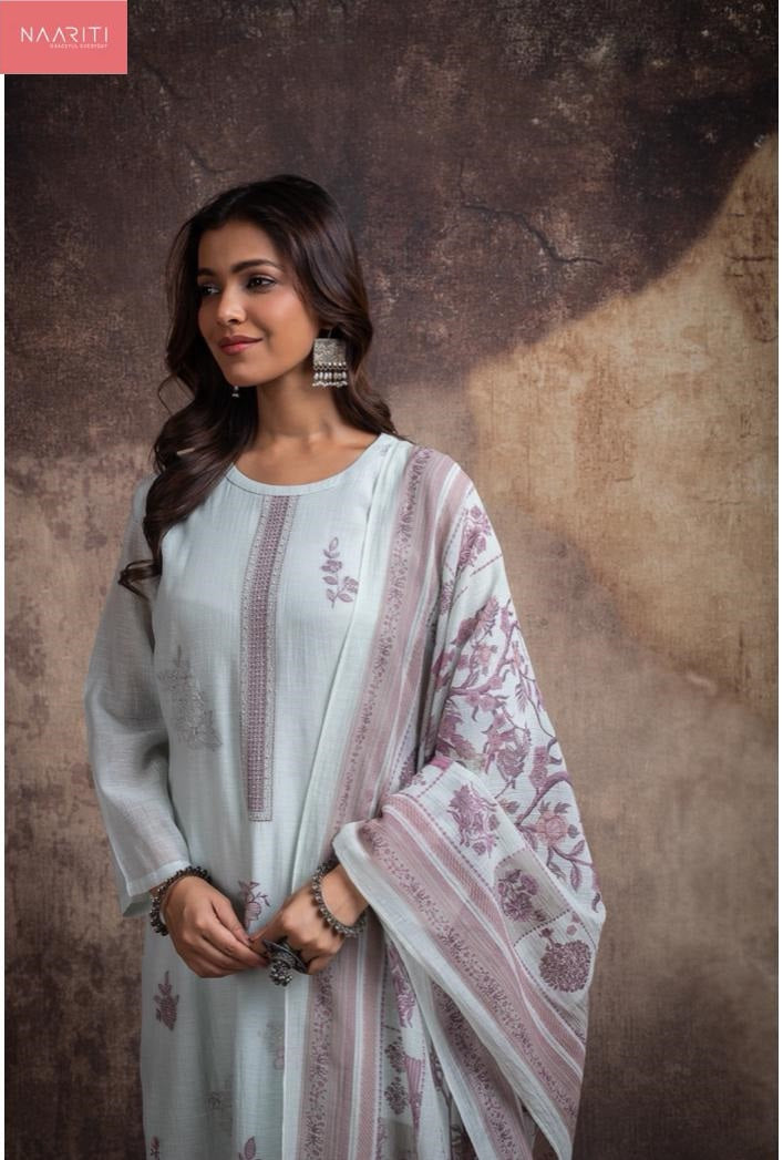 Sareen Naariti Banarasi Pant Style Suits Wholesaler Ahmedabad