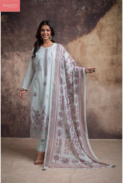 Sareen Naariti Banarasi Pant Style Suits Wholesaler Ahmedabad