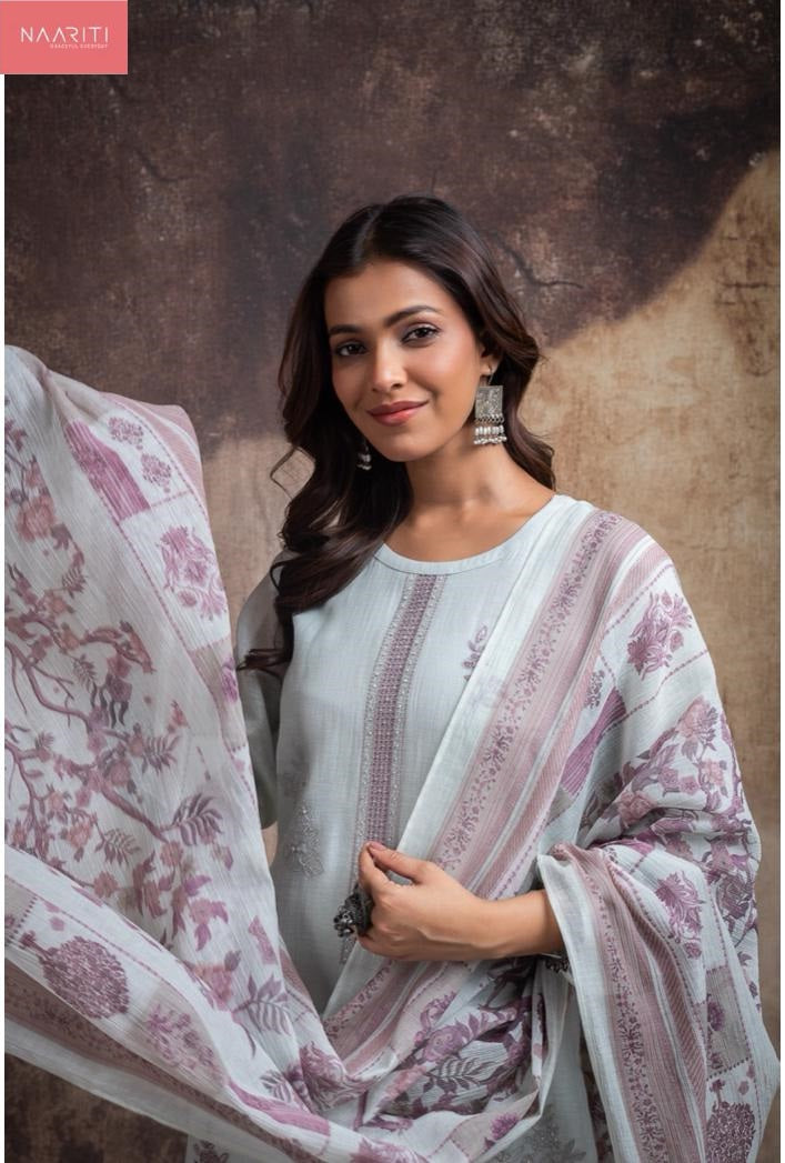Sareen Naariti Banarasi Pant Style Suits Wholesaler Ahmedabad