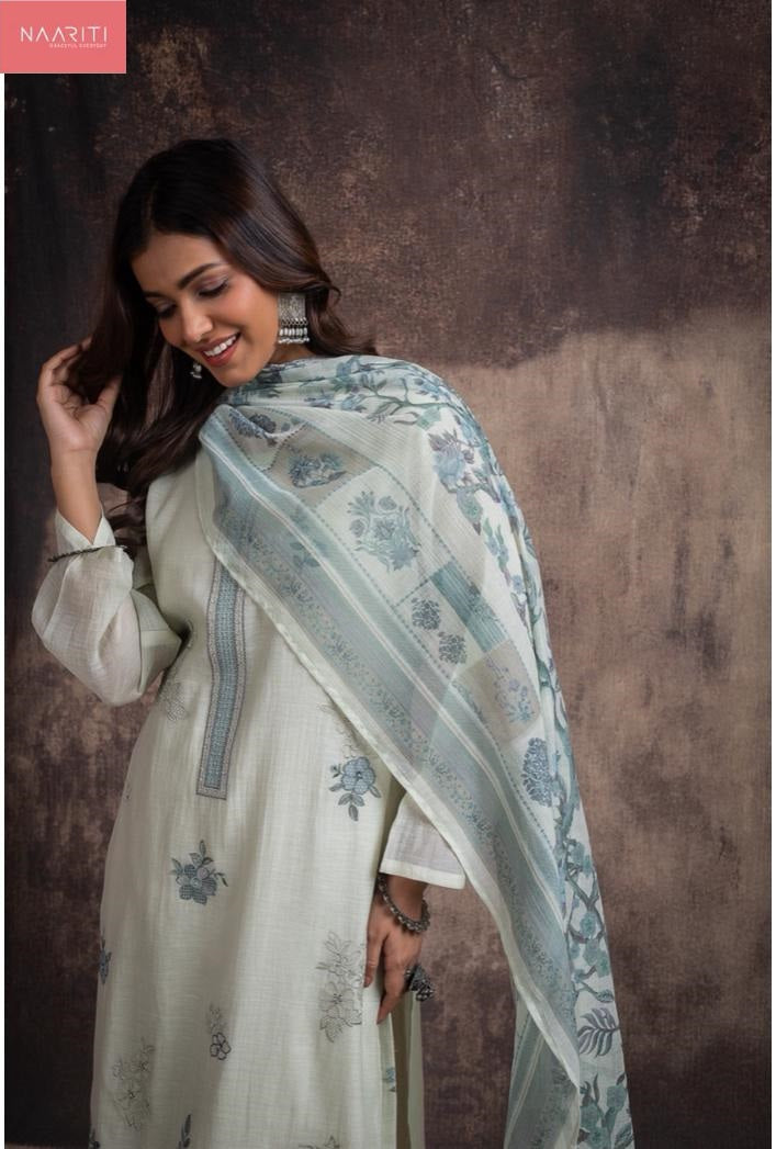 Sareen Naariti Banarasi Pant Style Suits Wholesaler Ahmedabad