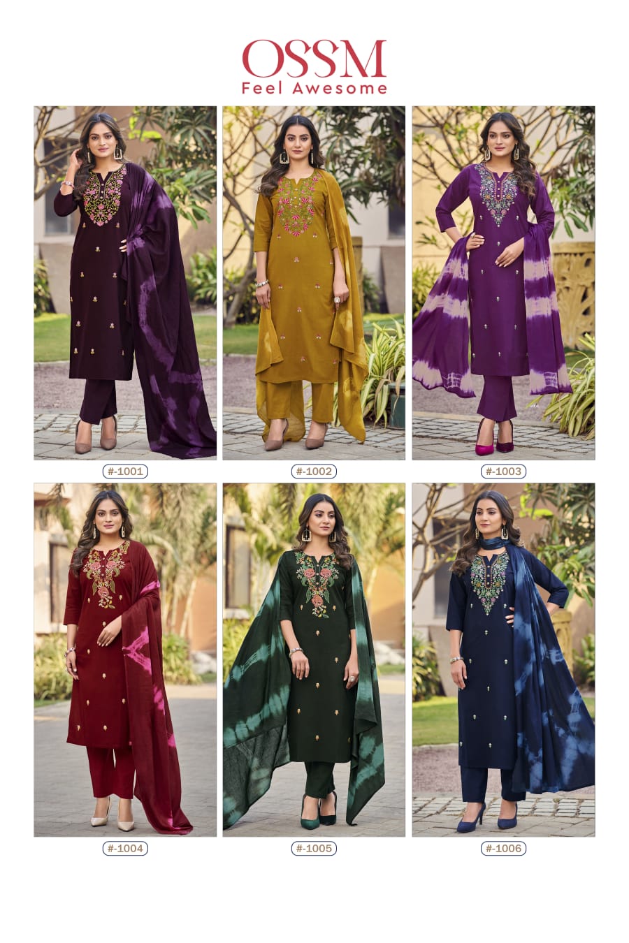 Sargam Ossm Readymade Pant Style Suits Wholesaler India