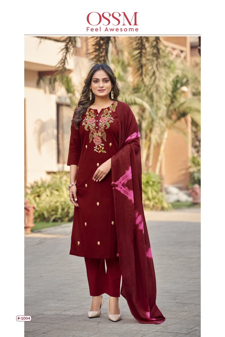 Sargam Ossm Readymade Pant Style Suits Wholesaler India