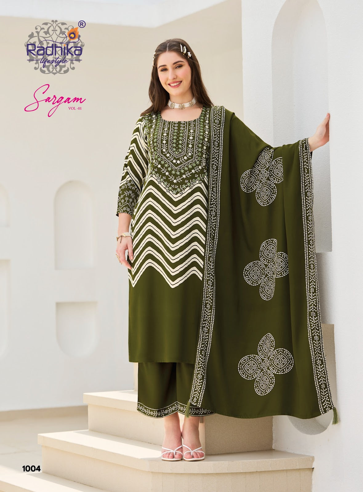 Sargam Vol 1 Radhika Lifestyle Gaji Silk Readymade Plazzo Style Suits Wholesale Price