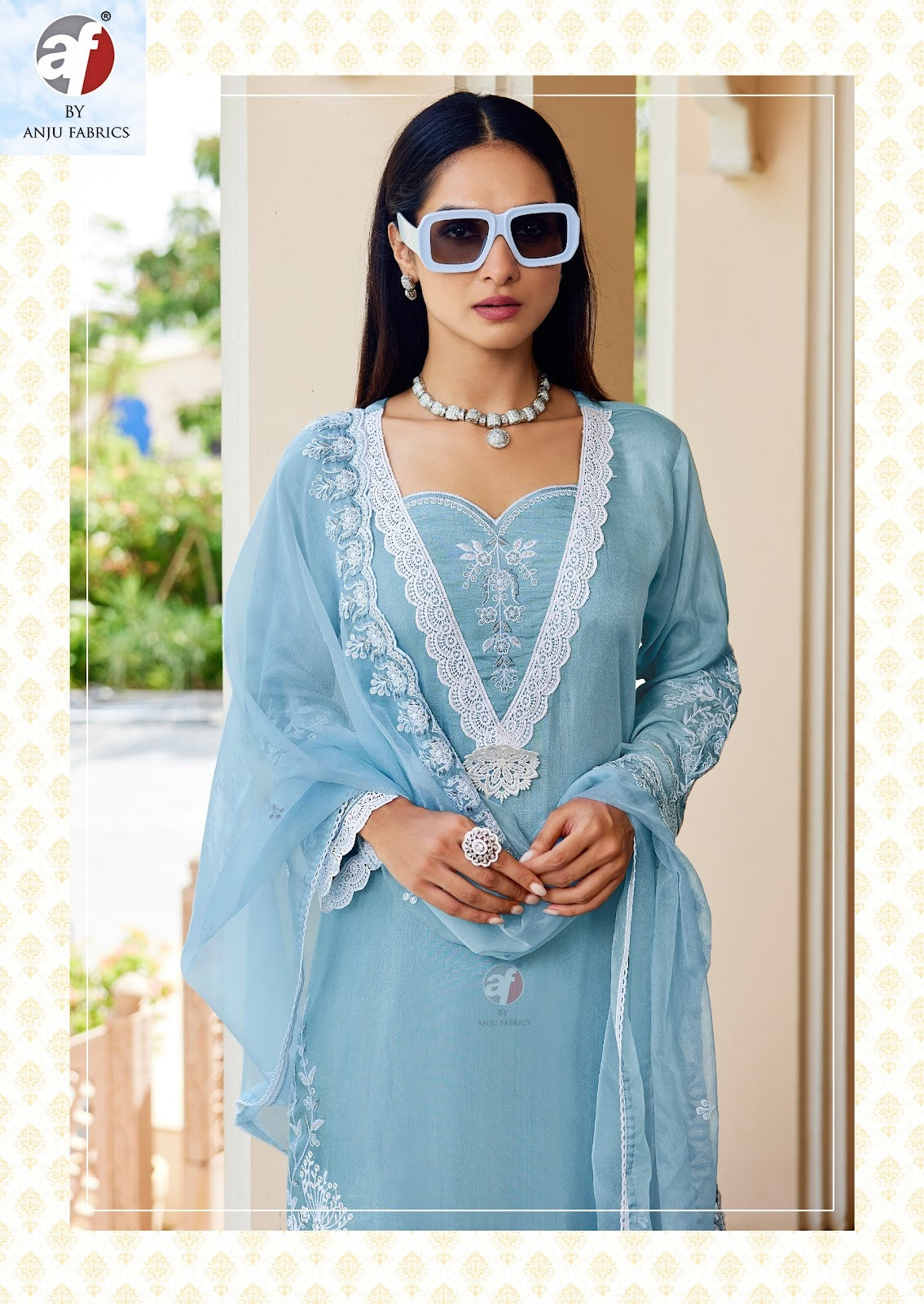 Sargam Vol 2 Af Muslin Readymade Plazzo Style Suits Supplier India