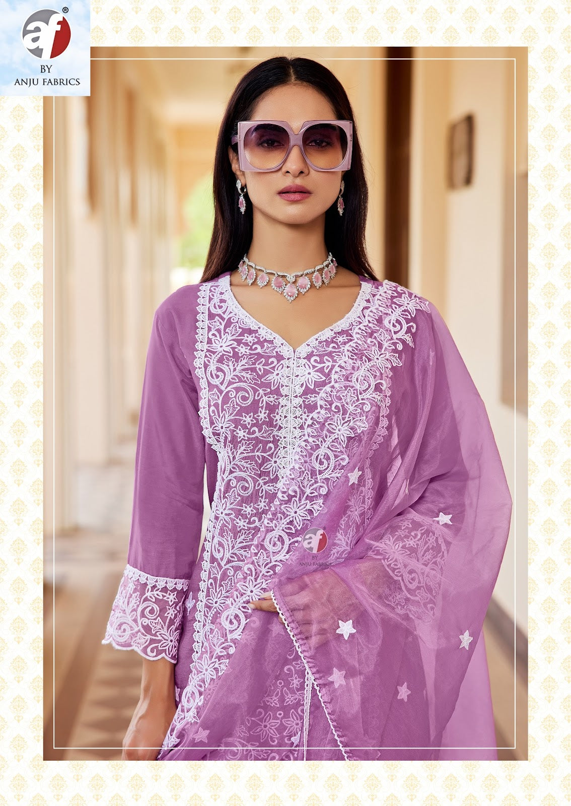 Sargam Vol 2 Af Muslin Readymade Plazzo Style Suits Supplier India
