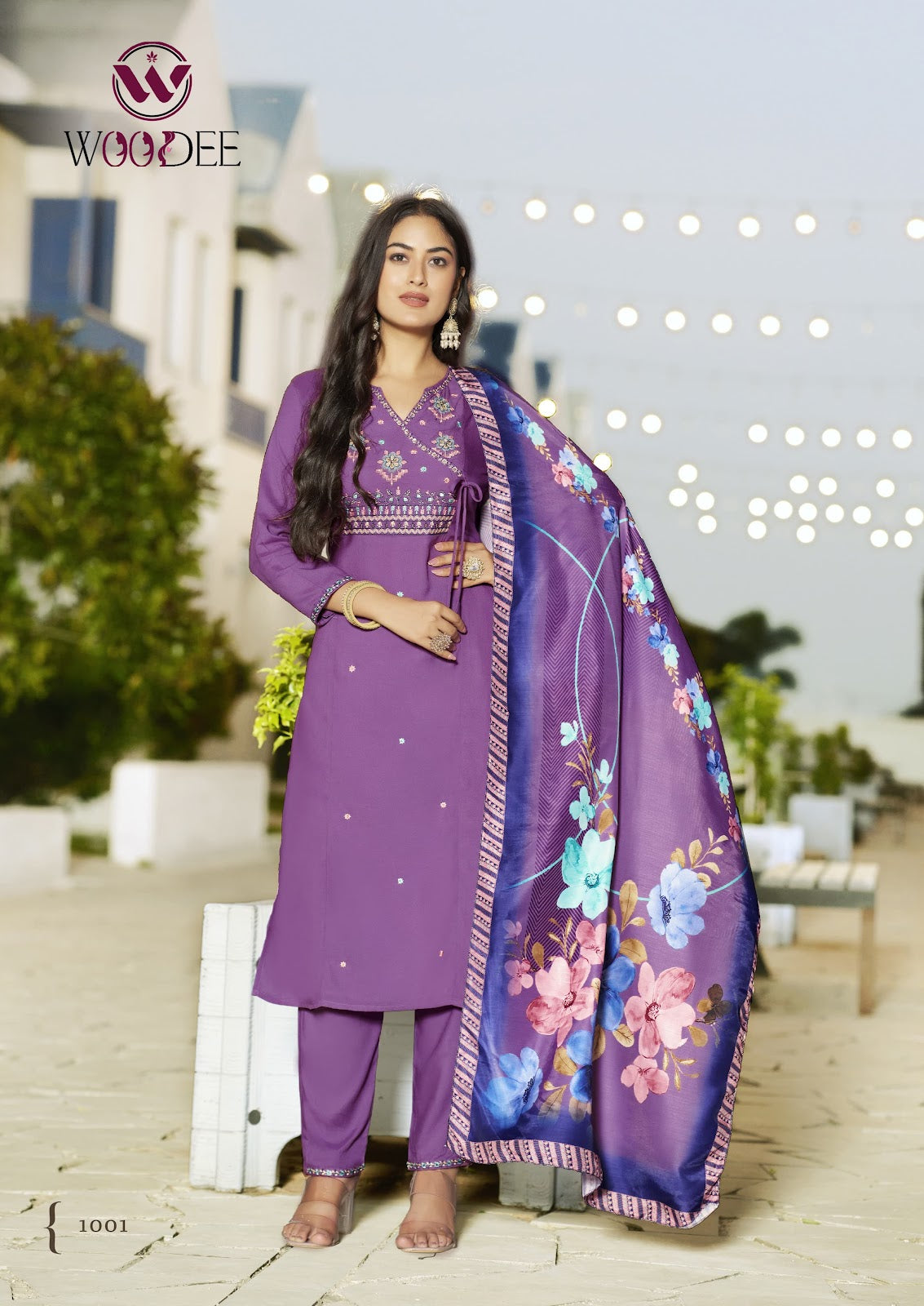Sargam Woodee Rayon Readymade Pant Style Suits Manufacturer Gujarat