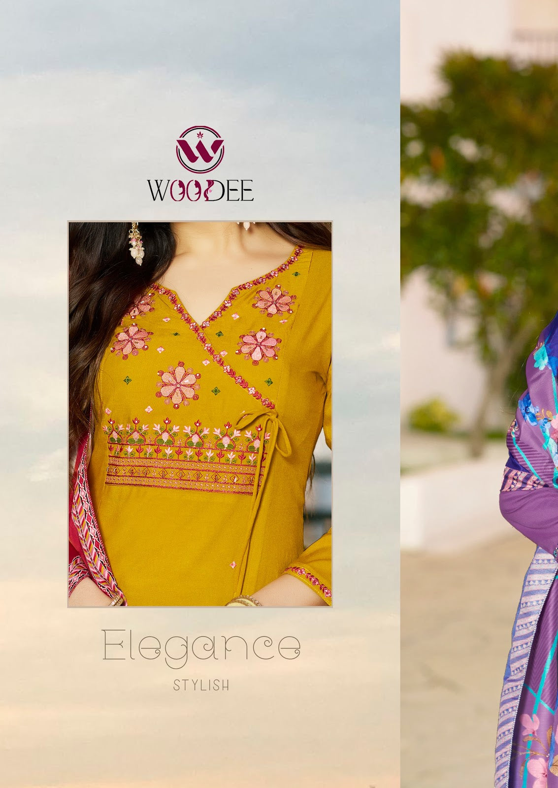 Sargam Woodee Rayon Readymade Pant Style Suits Manufacturer Gujarat
