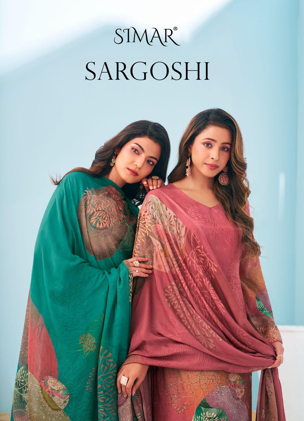 Sargoshi Simar Pure Viscose Muslin Pant Style Suits Wholesaler Gujarat