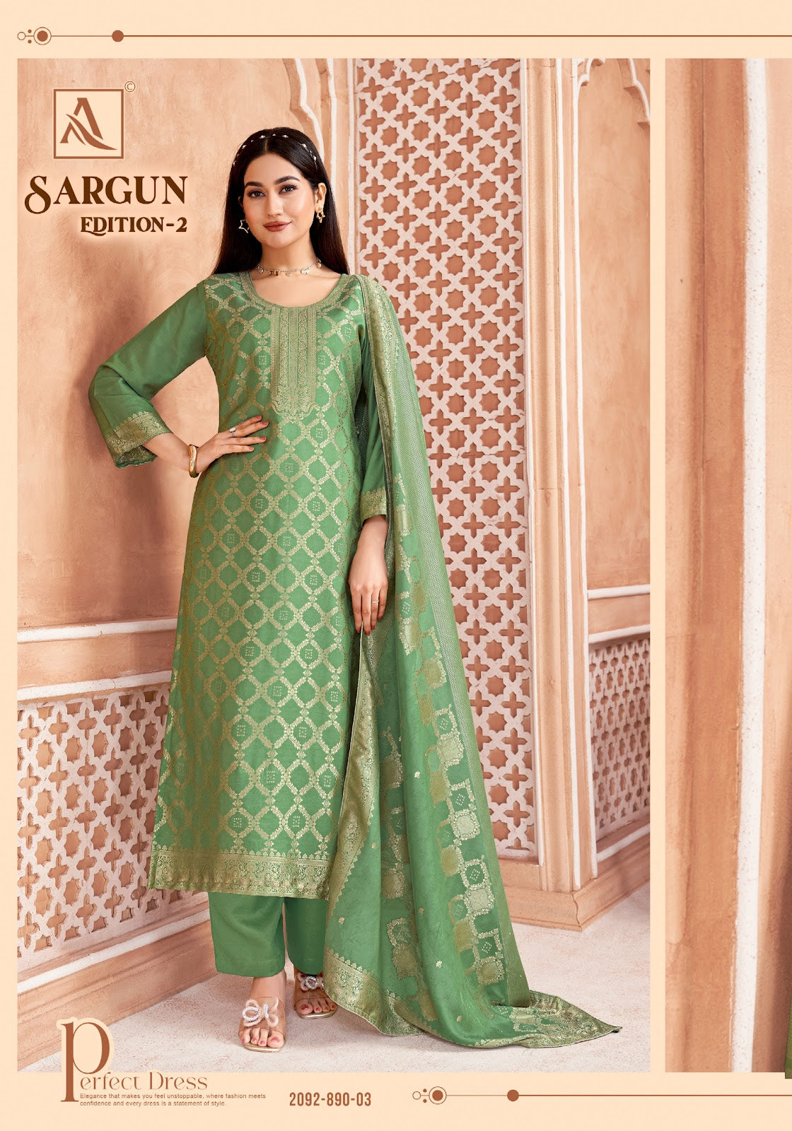 Sargun Edition 2 Alok Karachi Salwar Suits Supplier