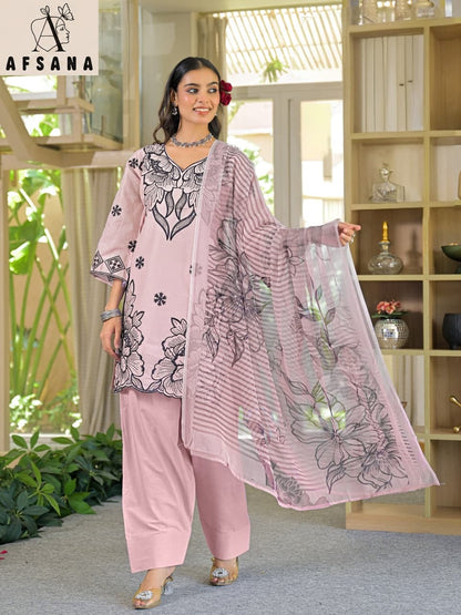Sargun Farshi Afsana Cotton Pakistani Readymade Suits Supplier Ahmedabad