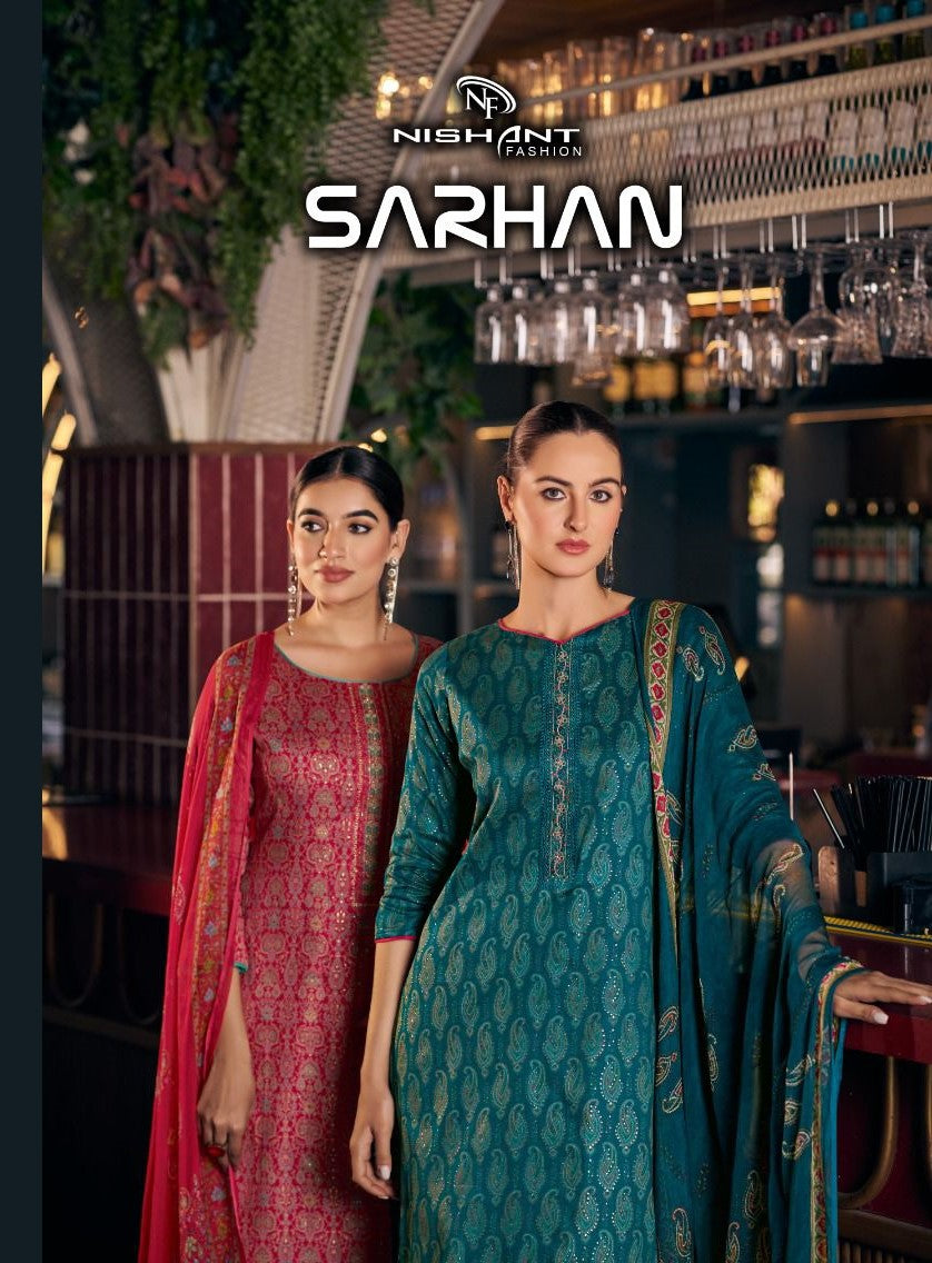 Sarhan Nishant Fashion Jaam Silk Pant Style Suits