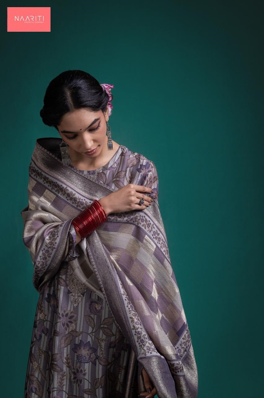 Sarika 147 Naariti Silk Jacquard Pant Style Suits Supplier Ahmedabad