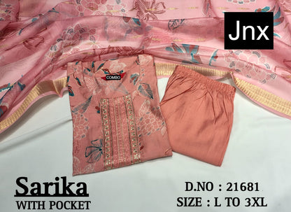 Sarika Jnx Vatican Readymade Pant Style Suits Exporter Ahmedabad